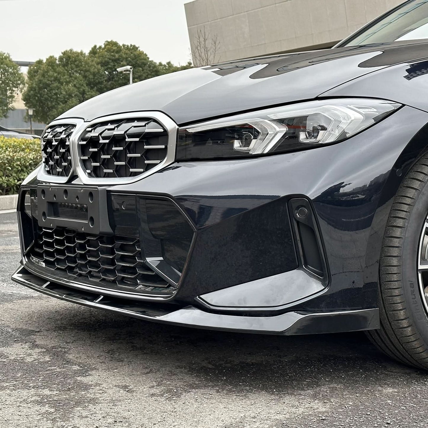 2023-2025 BMW G20 M Sport M340i Front Lip M Performance 2PC Black