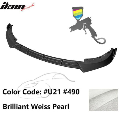 2019-2022 BMW G20 Sport Line 3PCS IKON Style Front Bumper Lip PP