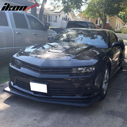 2014-2015 Chevy Camaro Z28 Style Matte Black PP Front Bumper Lip