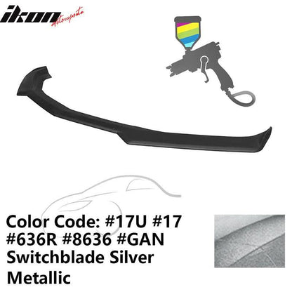 2016-2024 Chevy Camaro Front Lip Spoiler 1LE Style 3PCS ABS