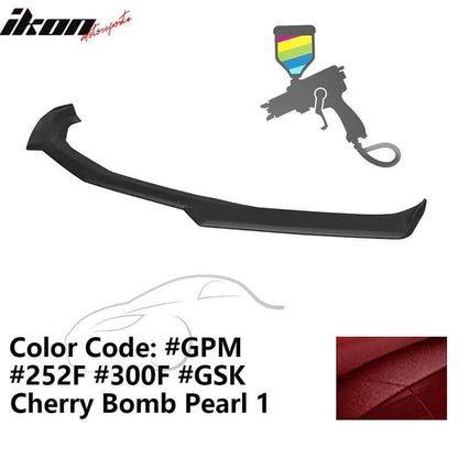 2016-2024 Chevy Camaro Front Lip Spoiler 1LE Style 3PCS ABS