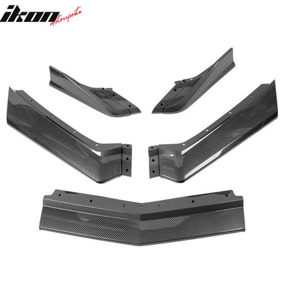 2020-2025 Chevy Corvette C8 IKON Style Front Bumper Lip 5PCS ABS