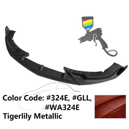 2020-2023 Cadillac CT4 IKON Style Painted Front Bumper Lip PP 3PCS