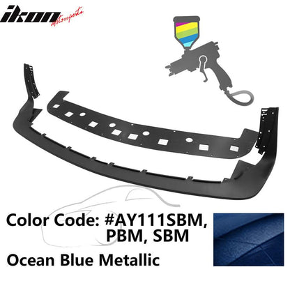 2018-2023 Dodge Challenger Demon Painted Front Bumper Lip PP
