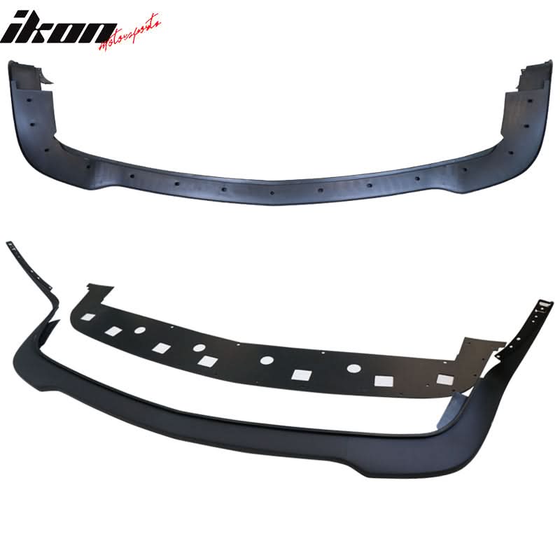 2015-2023 Dodge Challenger SRT Black Front Bumper Lip Splitter PP
