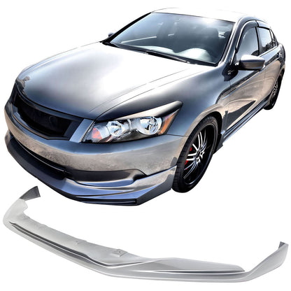 2008-2010 Honda Accord Mugen Style Front Bumper Lip Spoiler PU