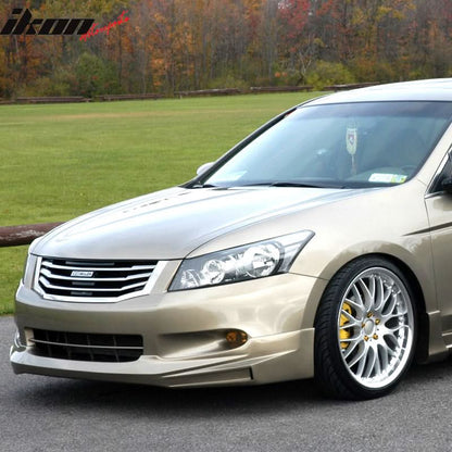 2008-2010 Honda Accord Mugen Style Front Bumper Lip Spoiler PU