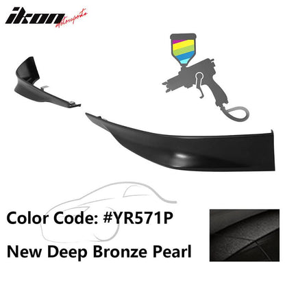2013-2015 Honda Accord Sedan HFP Style Front Bumper Lip PP 2PC
