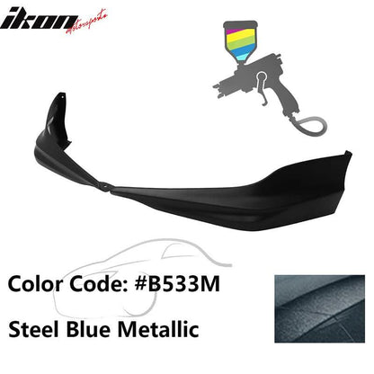 2017 Honda Accord Hybrid HFP Style Painted Front Bumper Lip Splitters