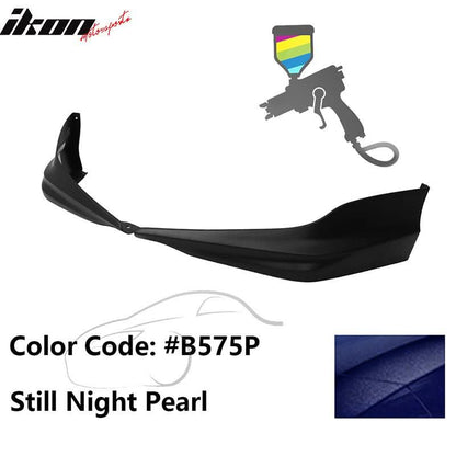 2017 Honda Accord Hybrid HFP Style Painted Front Bumper Lip Splitters