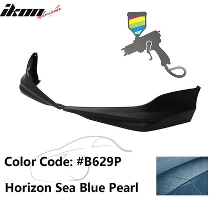 2017 Honda Accord Hybrid HFP Style Painted Front Bumper Lip Splitters