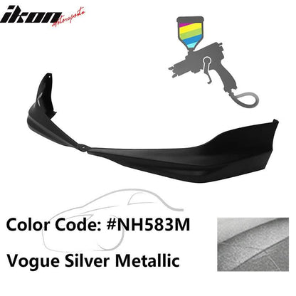 2017 Honda Accord Hybrid HFP Style Painted Front Bumper Lip Splitters