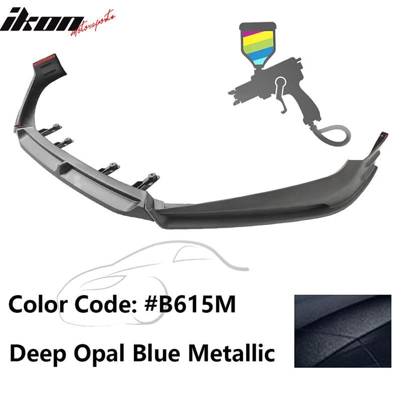 2018-2021 Honda Accord 3PC Front Bumper Lip PP