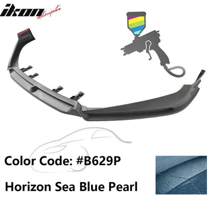 2018-2021 Honda Accord 3PC Front Bumper Lip PP