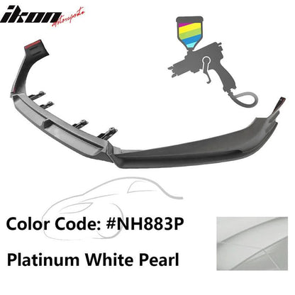 2018-2021 Honda Accord 3PC Front Bumper Lip PP