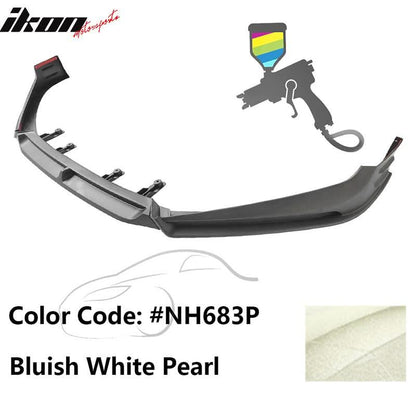 2018-2021 Honda Accord 3PC Front Bumper Lip PP