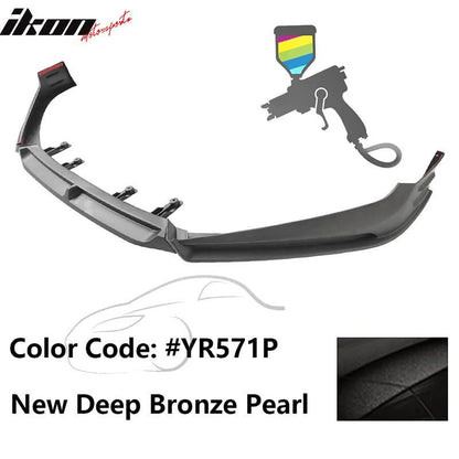 2018-2021 Honda Accord 3PC Front Bumper Lip PP