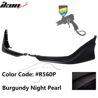 2016-2018 Honda Civic Coupe Sedan Front Bumper Lip Splitter