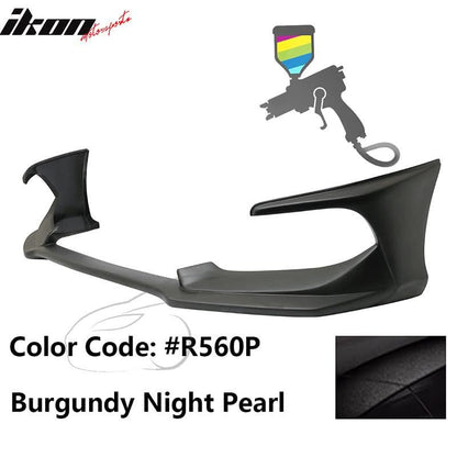 2016-2018 Honda Civic Coupe Sedan AVS Style Painted Front Bumper Lip