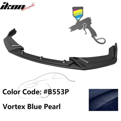 2017-2021 Honda Civic Hatchback IKON Style 3PCS Front Bumper Lip PP