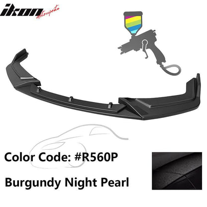 2017-2021 Honda Civic Hatchback IKON Style 3PCS Front Bumper Lip PP
