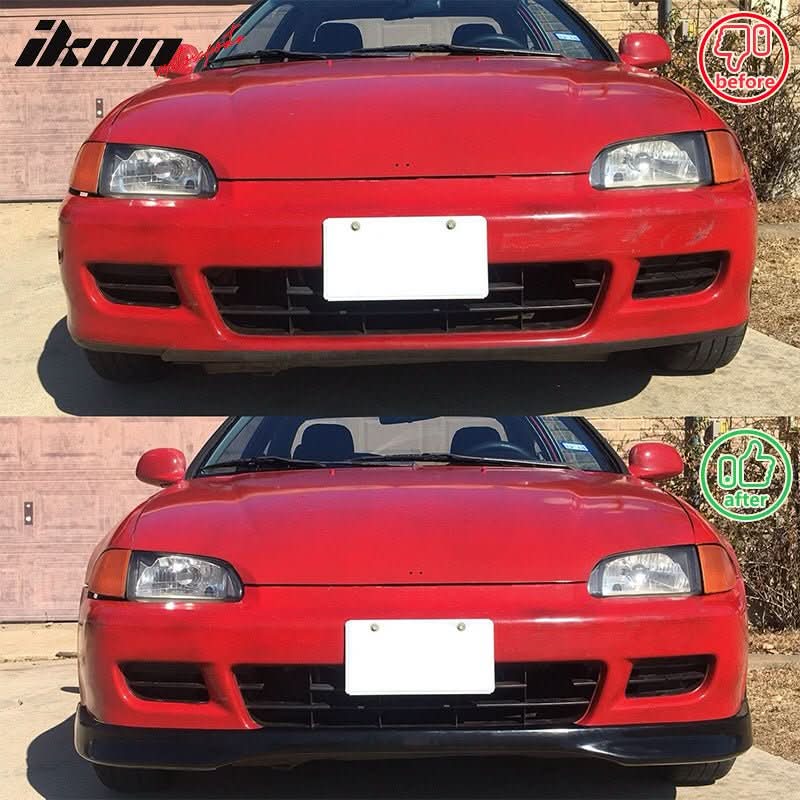 1992-1995 Honda Civic 2Dr TR Style Front Bumper Lip PP