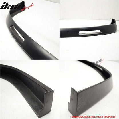 1996-1998 Honda Civic EK BYS Style Unpainted Front Bumper Lip PU