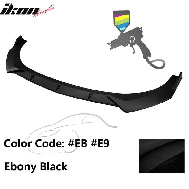 2021-2023 Hyundai Elantra 4DR Sedan Front Bumper Lip Spoiler PP 3PC
