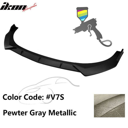 2021-2023 Hyundai Elantra 4DR Sedan Front Bumper Lip Spoiler PP 3PC