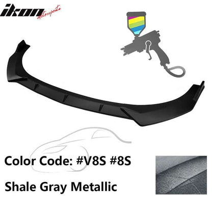 2021-2023 Hyundai Elantra 4DR Sedan Front Bumper Lip Spoiler PP 3PC