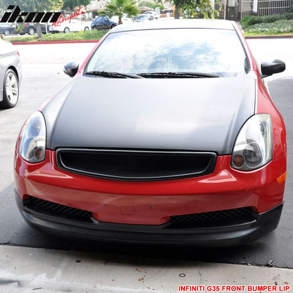 2003-2007 Infiniti G35 V35 2Door Type G Front Bumper Lip Spoiler PU