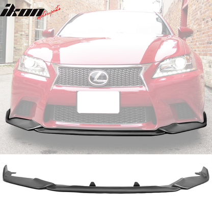 2013-2015 Lexus GS350 F Sport IKON Style Front Bumper Lip Painted PP