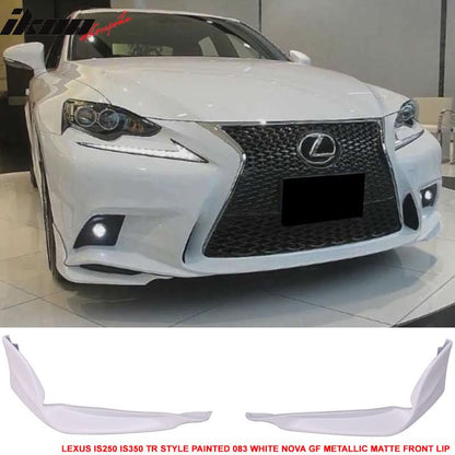 2014-2016 Lexus IS Model TR-D Style Front Bumper Lip Splitters 2PC