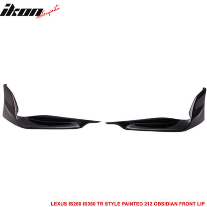 2014-2016 Lexus IS Model TR-D Style Front Bumper Lip Splitters 2PC