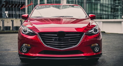 2014-2016 Mazda 3 4Dr 5Dr Mazdaspeed Style Front Bumper Lip Spoiler