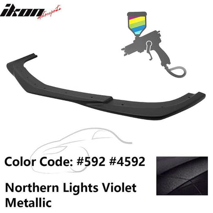 2012-2014 Benz W204 C63 AMG GH Style Painted Front Bumper Lip ABS