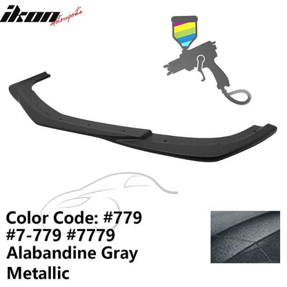 2012-2014 Benz W204 C63 AMG GH Style Painted Front Bumper Lip ABS