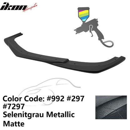 2012-2014 Benz W204 C63 AMG GH Style Painted Front Bumper Lip ABS