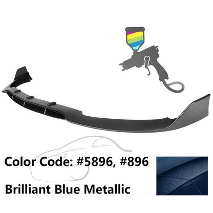 2015-2020 Benz W205 AP Style Painted Front Bumper Lip Spoiler PP