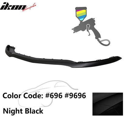 2014-2016 Benz C117 CLA AMG Style Painted Front Bumper Lip PP