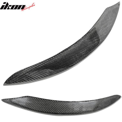 2013-2016 Benz C117 CLA Class Carbon Fiber Front Bumper Lip Aprons