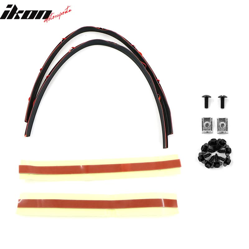 2022-2025 Subaru BRZ STI Style Red Front Lip Cover Side Strake ABS
