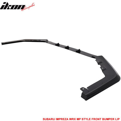 2015-2017 Subaru WRX STI MP MPX Painted Front Bumper Lip ABS
