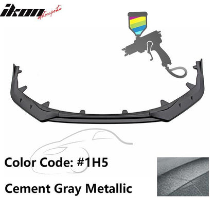 2020-2022 Toyota Corolla SE XSE 4Dr IKON Style Front Bumper Lip PP 3PC