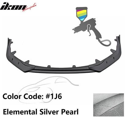 2020-2022 Toyota Corolla SE XSE 4Dr IKON Style Front Bumper Lip PP 3PC