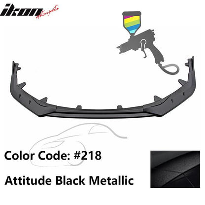 2020-2022 Toyota Corolla SE XSE 4Dr IKON Style Front Bumper Lip PP 3PC
