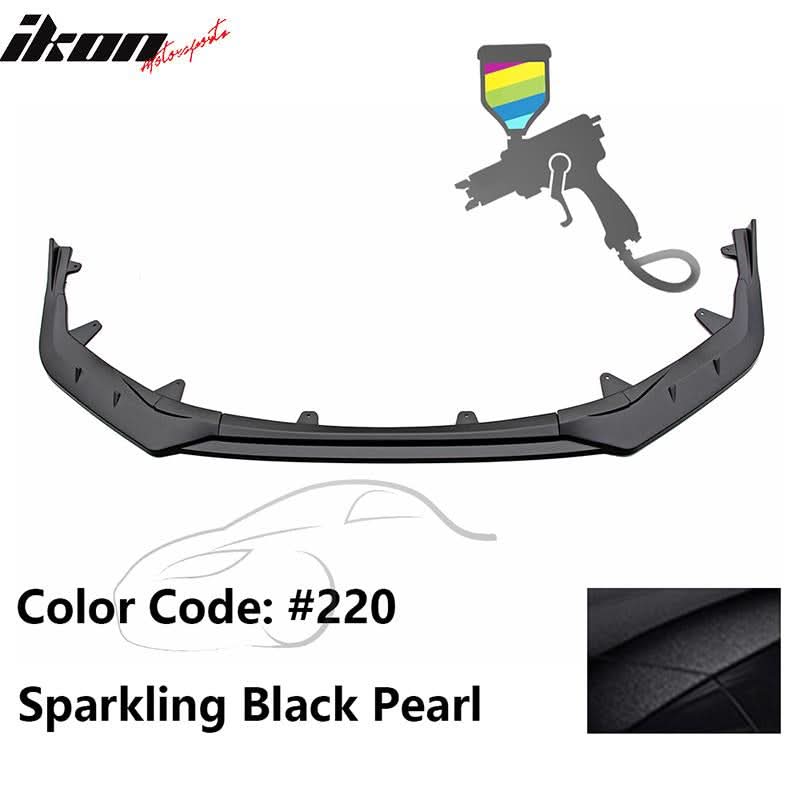 2020-2022 Toyota Corolla SE XSE 4Dr IKON Style Front Bumper Lip PP 3PC