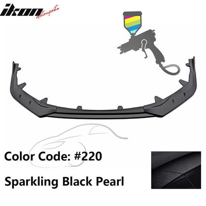 2020-2022 Toyota Corolla SE XSE 4Dr IKON Style Front Bumper Lip PP 3PC