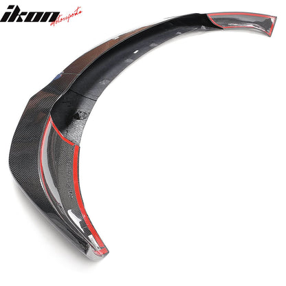 2017-2023 Tesla Model 3 Track Pack Gloss Black Front Lip Carbon Fiber