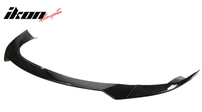 2021-2025 Tesla Model S Track Pack Style Front Bumper Lip Gloss Black